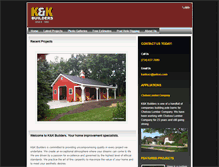 Tablet Screenshot of kk-builders.com